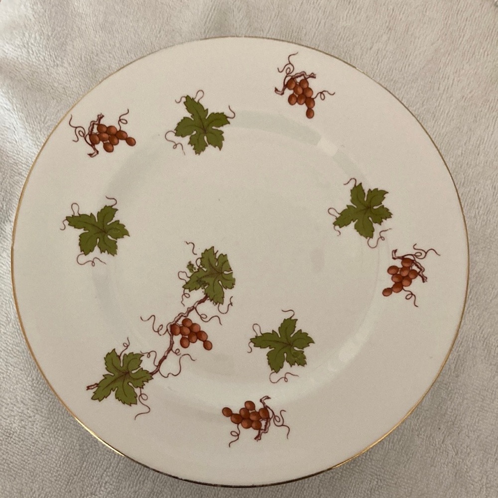 Royal Victoria England plates set of 7